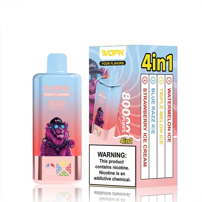 VOPK 80K Disposable Vape – Enjoy 80000 Puffs with 4-in-1 Flavor System & Powerful Performance